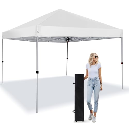 LANMOUNTAIN Pop Up Canopy Tent 8X8 FT,Easy Set-up...
