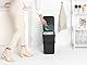 Brabantia Sort & Go Mülleimer, Kunststoff, Grau, 25 Liter