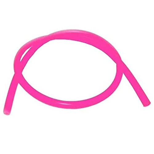 Tuyaux Shisha 150 cm en silicone doux au toucher mat universel rose de qualité supérieure (lot de 5)