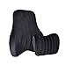 Lxlux Poggiatesta Auto Auto Vita Pezzo Supporto Lombare Dotata di Una Memory Foam Cuscino del Collo Sedile Posteriore Cuscino Cuscino Lombare,Nero
