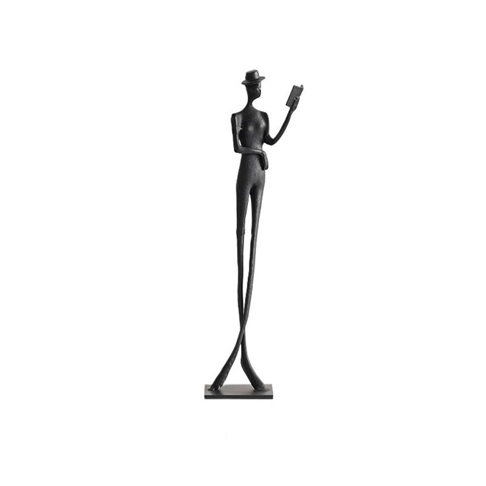 DFHS46JK Table Decorations Metal Crafts Office Display Decorations Art Cabinet Abstract Sculpture Art Statue