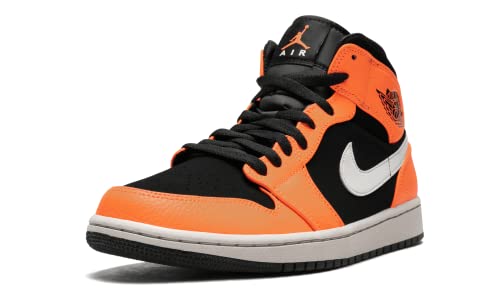 Nike Men's High-Top Sneakers Basketball Shoe, Orange Black Cone Light Bone 062, 13