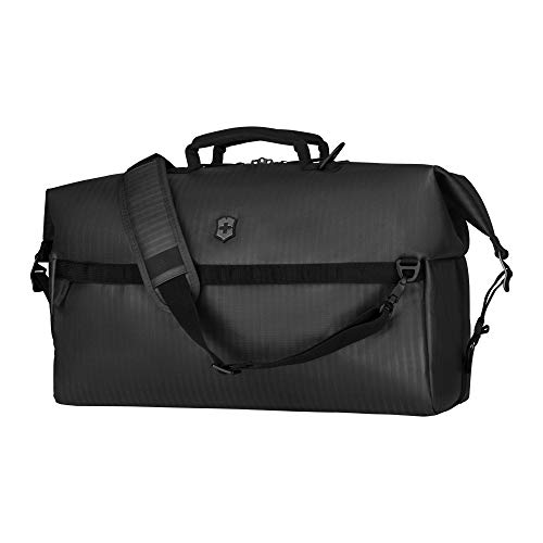 Victorinox VX Touring Carry-All Water Repellant Duffel, Black, 11.4-inch