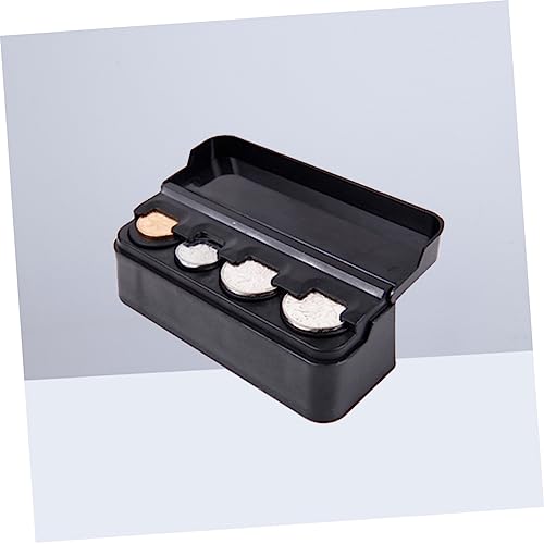 Caja organizadora de monedas Veemoon color negro miniatura 4