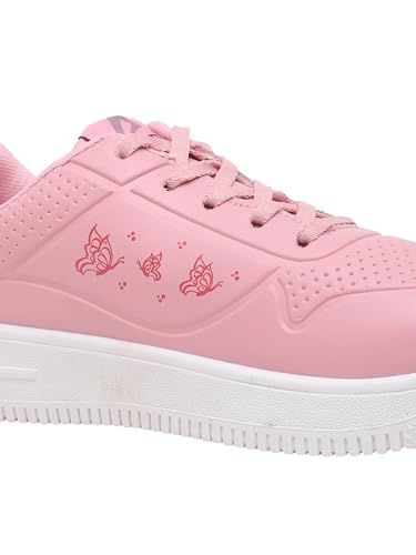 Image of Impakto Leaf Sprint Women's Casual White Stylish Sneakers Trendy & Lightweight Design