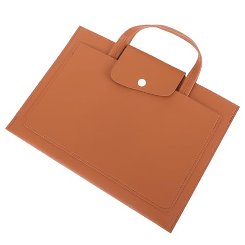 Funda de portátil caqui fina para llevar la tableta a tus reuniones y viajes de trabajo