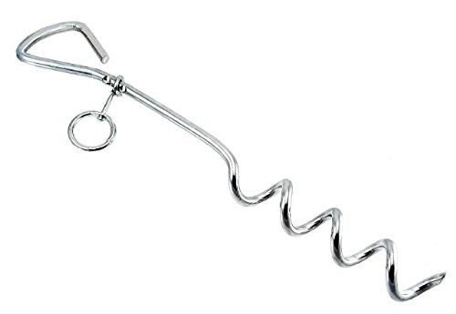 Four PawsWalk About Spiral Tie Out Stake 19" inches