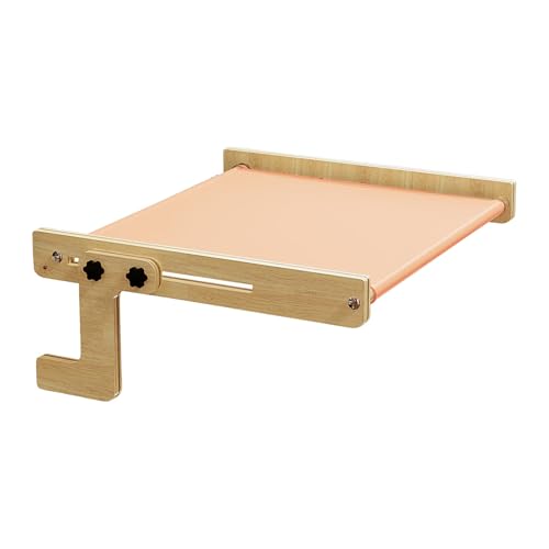 Hamaca para gatos con ventana | Percha de madera sin taladrar - Percha Alféizar de la ventana para | para amantes de los animales Apartamento Oficina en el hogar Sala Dormitorio Oficina Balcón