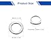 uxcell 50 Pcs M4 Flat Washer, 4x7x0.8mm Thickened 304 Stainless Steel Flat Spacers for Screw, Bolt, Automotive, Industrial Machinery