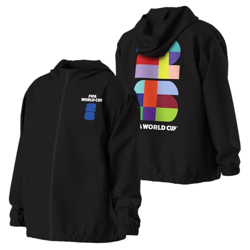 Image of Outerstuff FIFA 2026 World Cup Mens Event Full Zip Long Sleeve Hooded Rain Jacket
