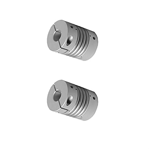 Coupler For Motor Encoder Shaft Coupler Flexible Metal Bellow Coupling (Color : 5X7) #TOP1