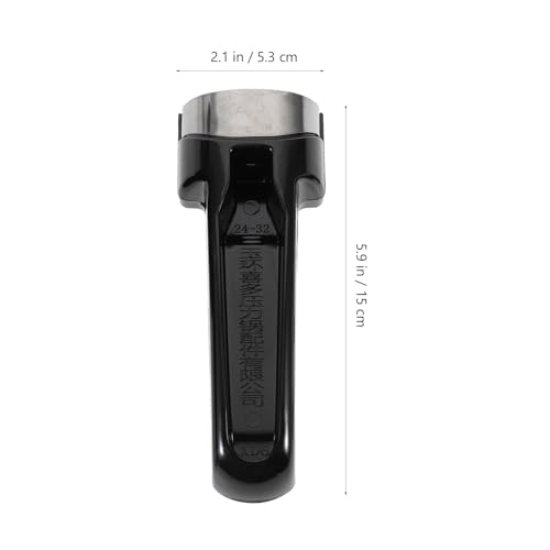 Set de manijas de reemplazo para olla a presión, manijas universales para tapas de olla de 24-30cm, manijas de baquelita resistentes al calor, accesorio de cocina robusto para repuestos de olla y vaporera miniatura 2