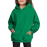 Arshiner Girls Oversized Hoodies Fleece Pullover Sweatshirts Sweatshirts Kids Green Christmas Outfits Fall Winter Clothes Size 8-10