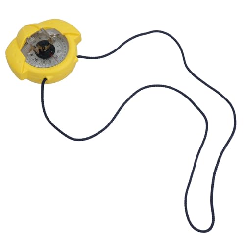 Brújula de mano AB Tools Plastimo Iris 50 en plástico amarillo de alta visibilidad para barco y yate miniatura 2