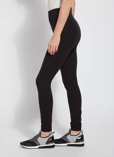 Leggings para mujer Lyssé Flattering con efecto moldeador de algodón opaco elástico 3