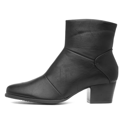 Cushion Walk Madrid Womens Black Heeled Boot - Size 3 UK - Black