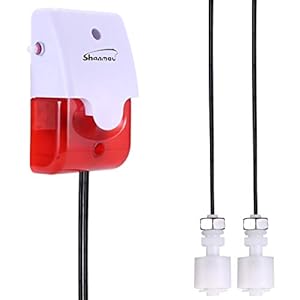 Shonmau Batterie Wassermelder mit Alarmfunktion