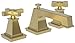 Newport Brass 3150/10 Newport Brass 3150 Malvina 1.2 GPM Deck Mounted Widespread Bathroom Faucet with Pop-Up Drain Assembly