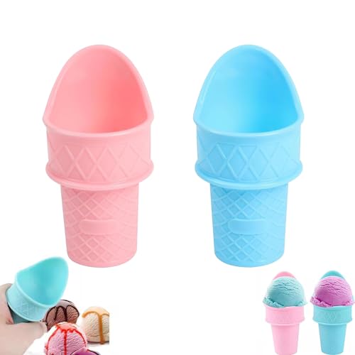 Vanleonet Ice Cream Cone Holder, Kiddie Cones Ice Cream Scoops,20...