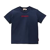 [ミキハウス] 半袖Ｔシャツ 無地 ロゴ ワンポイント シンプル 日本製 男の子 女の子 ベビー キッズ 子供服 通園 通学 10-5229-577 80cm 紺