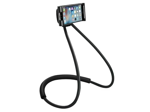 Soporte Universal para Teléfono Móvil | 360° de Rotación | Ideal para Mesa, Coche o Cuello | Universal compatible con cualquier Smartphones
