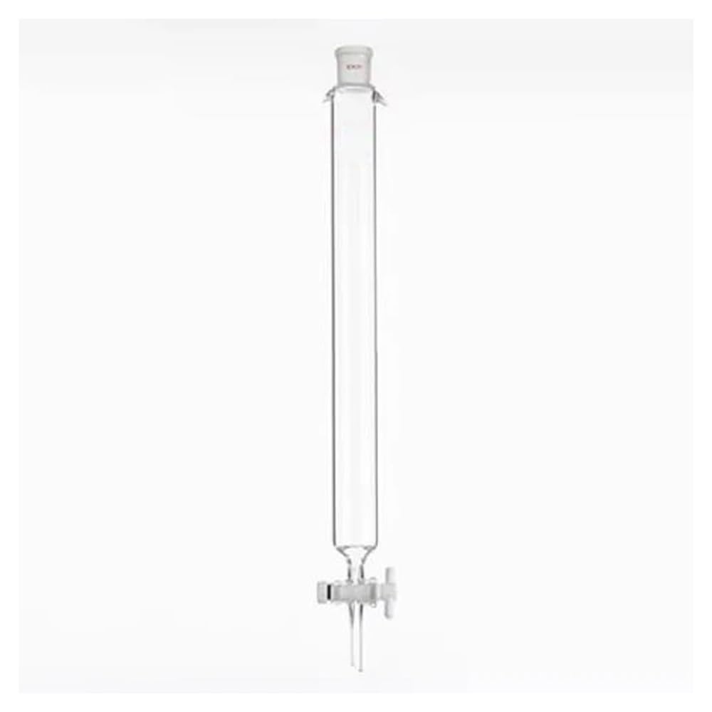 Sprzęt do przyrządów laboratoryjnych 1 szt. Kaliber 24 # kolumna z tłokiem PTFE laboratoryjna kolumna filtracyjna z kolumną rdzenia piaskowego (20 x 300 mm)