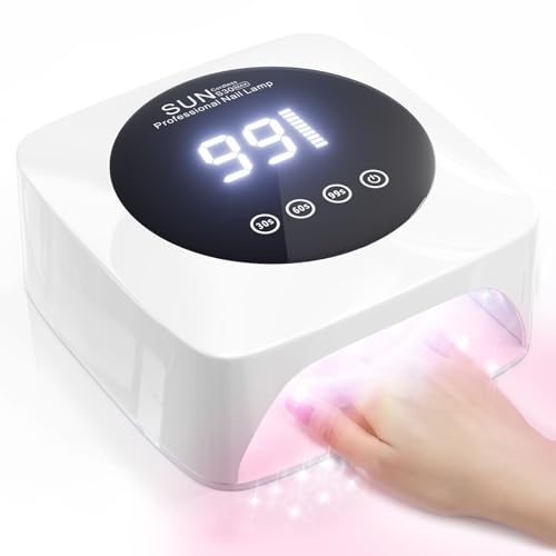 ジェルネイル ライト コードレス 充電式 3秒速乾 【2026業界初】ネイルライト コードレス LED＆UVライト 80W 57LEDs 桜色×白色2色光優しい照射 6000mAh大容量バッテリー 8時間プロ級稼働 低ヒートモード 自動感知センサー タッチパネル 硬化ライト レジン用 全ジェル対応 底板取り外し可能 30/60/90/99秒タイマー セルフネイル 日本語説明書 ホワイト 白