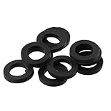 Duschschlauchdichtung, Gummi-Unterlegscheiben, 1,27 cm, für Badezimmer-Duschrohre und Wasserhähne, Ersatz-Unterlegscheiben für Leckreparatur, Reparatur von Tropfwasser, Sanitär-Wartung, 10 Stück