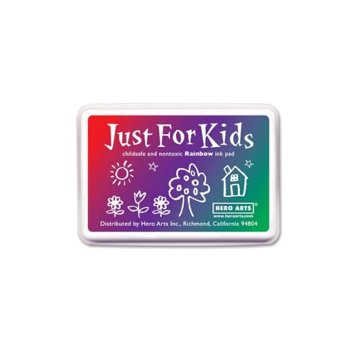Hero Arts CS108 Ink, Just for Kids Rainbow Ink Pad