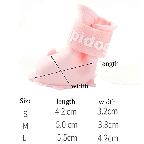 Houchu Waterproof Dog Boots Dolphin Shape Cute Candy Colors Dog Shoes Adjustable Paw Protector Non-Slip Rain Shoes Pet Boots(M,Blue) #TOP1