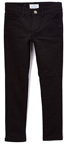 Image of ToBeInStyle Girl's Denim Easy Styling Classic Timeless Everyday Jeans Zip-Up Closure