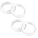 DYSMIO Lighting Socket for Medium Base 2-Inch Aluminum Threaded Socket Ring - 2 Pack