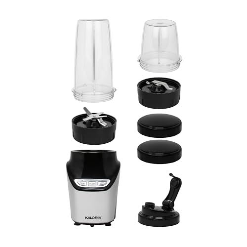 Kalorik 8-Piece Nutrition Blender Set, Black (NBL 43216 BK) - Image 5