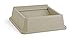 Rubbermaid Commercial FG266400BEIG HIPS Untouchable Square Trash Can Swing Top, 20-1/8-inch, Beige