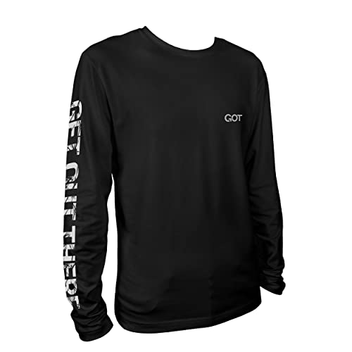 Got Sports Upf 50+ Long Sleeve Fishing T Shirt For Men And Women - Uv Sun Protection, Moisture Wicking (Black American Flag Shirt 3X-Large) #TOP1