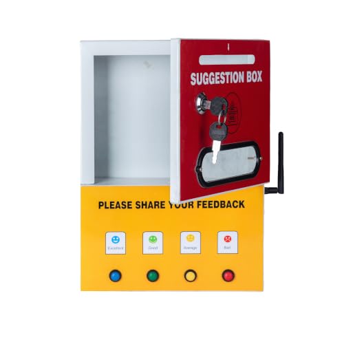 Image of By VP Industries (Combo) Suggestion Box with Feedback Panel, Wall Mounted