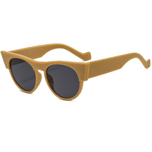 Lunettes œil de chat steampunk haut de gamme avec finition ronde luxe