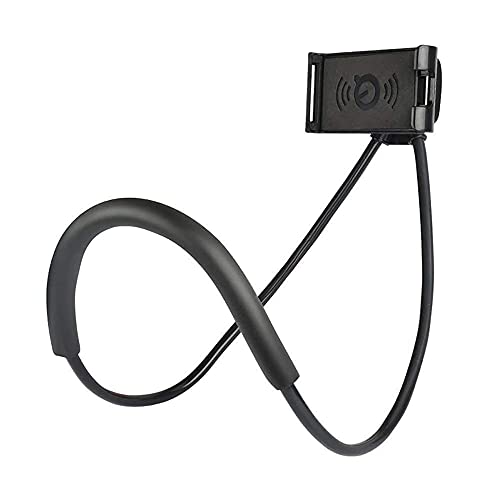 Suporte Celular Articulado De Pescoco Selfie Cama Mesa Sofa Preto