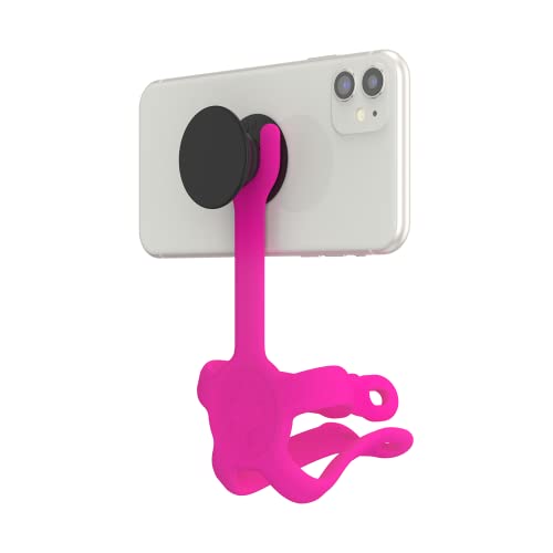Image of PopSockets Flexible Phone Mount & Stand, Tripod, Universal Device Mount - Flex-Pinky