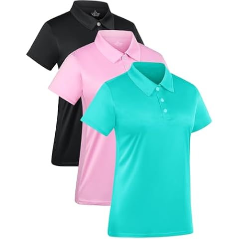 Orrstarry Women's 3-Pack Golf Polos Cover