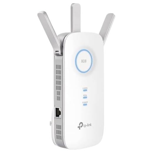 TP-Link AC1900 WiFi Range Extender RE550 | Dual-Band Wireless Repeater Amplifier w/Gigabit Ethernet Port | Up to 2200 Sq. Ft., 32 Devices | Internet Signal Booster | APP Setup | EasyMesh Compatible