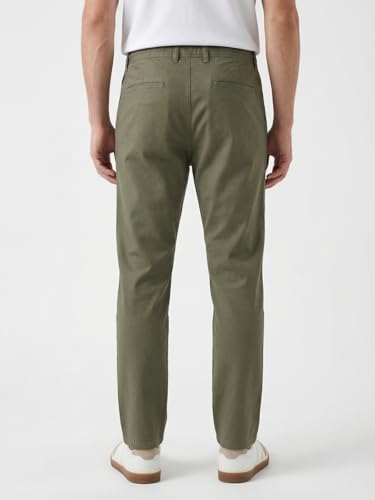 Image of Nobero Chino Pants for Men | Oversized Fit | Multiple Pockets | Elasticated Waist | Casual & Utility Wear