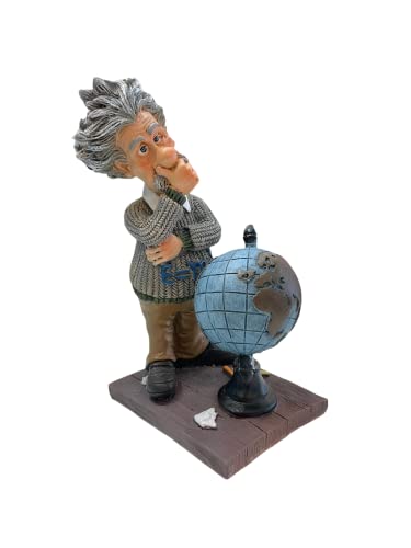 Image of AUGEN Polyresin Albert Einestine Idol Statue Showpiece for Home Decor Decoration and Gifting (1 Piece, 6723C)