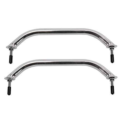 Barre d'appui ovale inox 30,5 cm fixation par goujon antirouille
