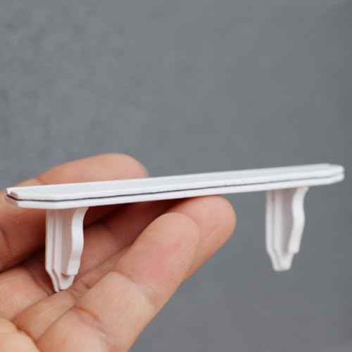 ABOOFAN Prateleira De Parede Para Casa De Bonecas 2 Peças Prateleiras De Madeira Em Miniatura Pequen