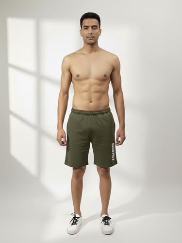 Image of Dollar Easy Fit Cotton Blend Pack of 1 Solid Men's Shorts