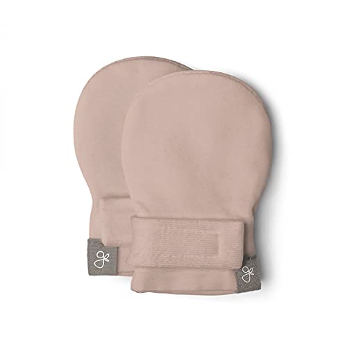 goumikids Viscose Made from Bamboo Cotton Stay-On Mitts Preemie Rose Mitts