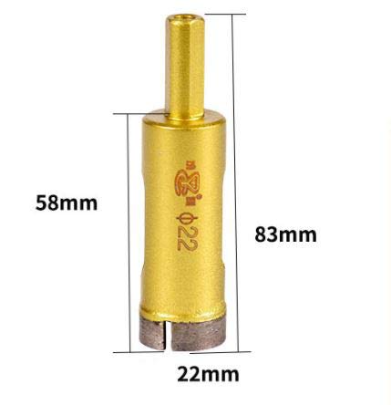 Yaowanguan Diamond Drill Bit Hole Saw Tools for Glass/Tile/Ceramic/Marble/Porcelain/Concrete/Granite Cutting Opening - Image 3