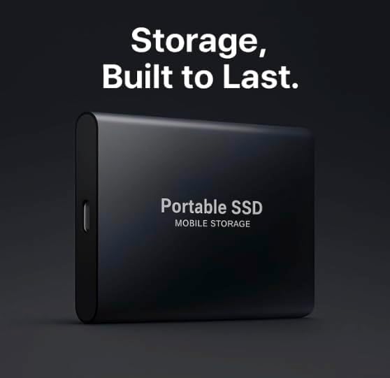 Miniatura 3 de SSD externo portátil 8T (8000 GB)  Unidad de estado sólido de alta velocidad USB 3.0 y tipo C, almacenamiento externo ultradelgado a prueba de
