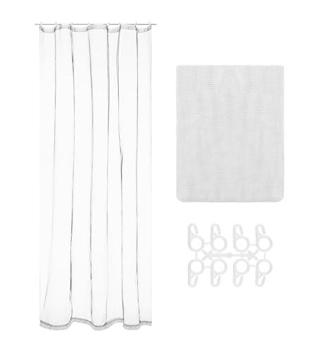 Tenda Zanzariera 150x250 Cm Tinta Unita Con Anelli Inclusi Finestre Porte Zanzariere Insetti Moschiera Anti Mosche Zanzare Insetti Rete Fitta Terrazzi Balcone Giardino - Bianco